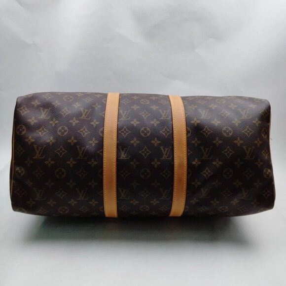 Louis Vuitton LV Boston Bag Keepall 50 Brown Monogram 799-073125 - Picture 4 of 9